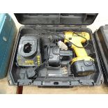 DeWalt battery drill with two batteries and charger
