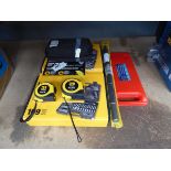 +VAT 2 x DeWalt bit sets, 2 x tape measures, a small charger, flaring tool kit and a chisel