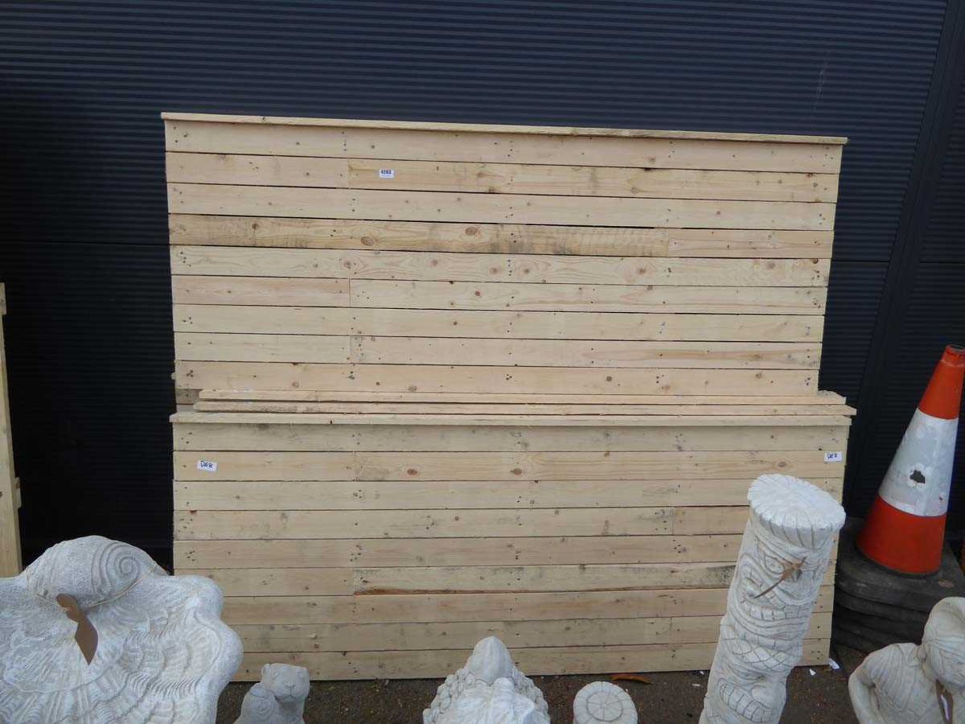 6 x wooden 3ft fence panels