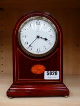 Dome topped Edwardian mantle clock