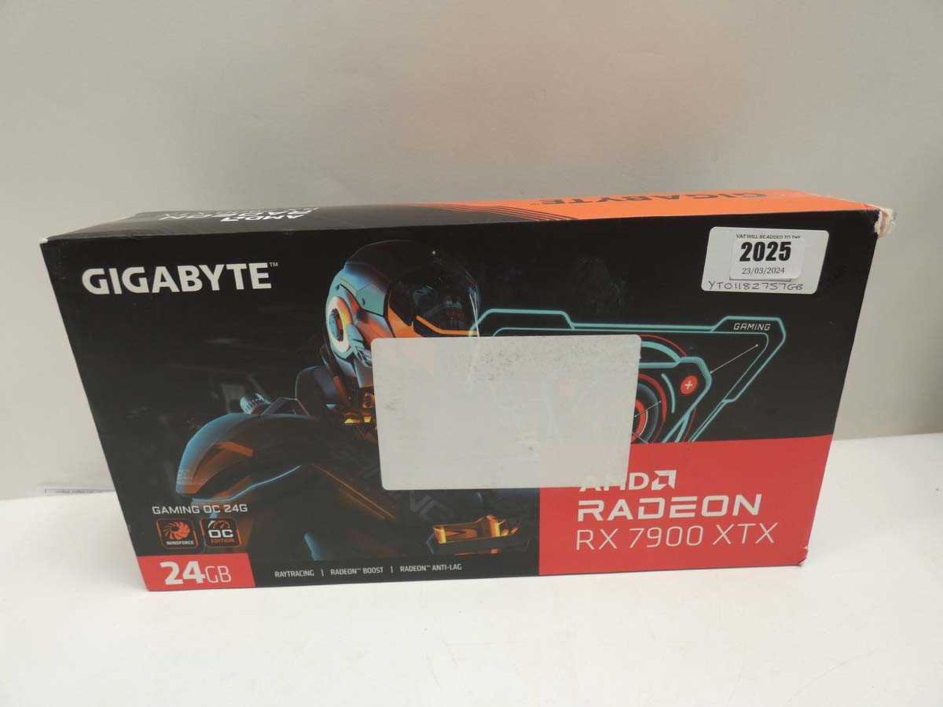 +VAT Gigabyte AMD Radeon RX 7900 XTX graphics card
