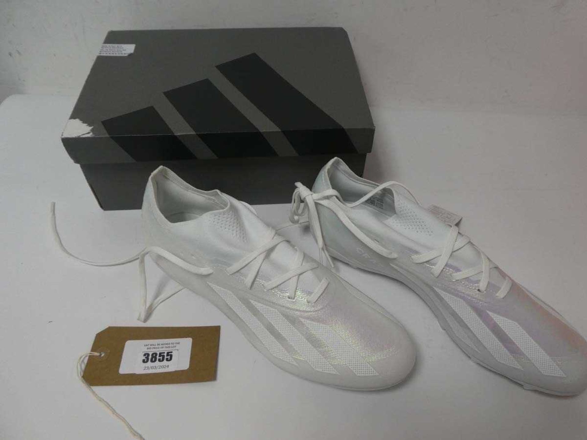+VAT 1 x Adidas football boots, UK 12