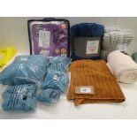 +VAT Throws, blanket, single electric blanket, bath towel and furniture protector covers