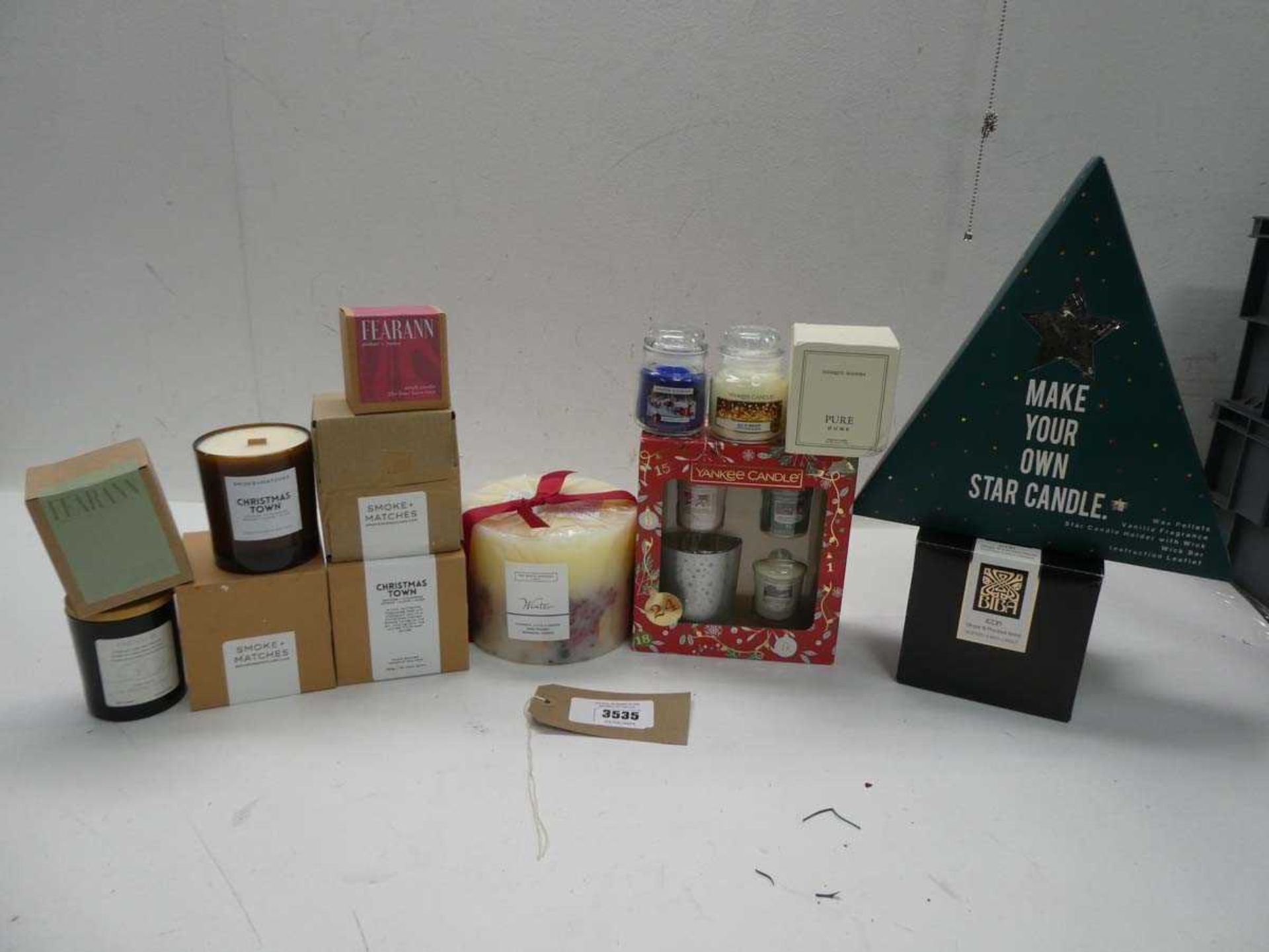 +VAT Scented candles including Yankee, Smoke & Matches, Biba, The White Company etc