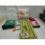 +VAT Dust sheets, dumpy bags, drawer sliders, Fence & Wall spikes, fire blanket and rope