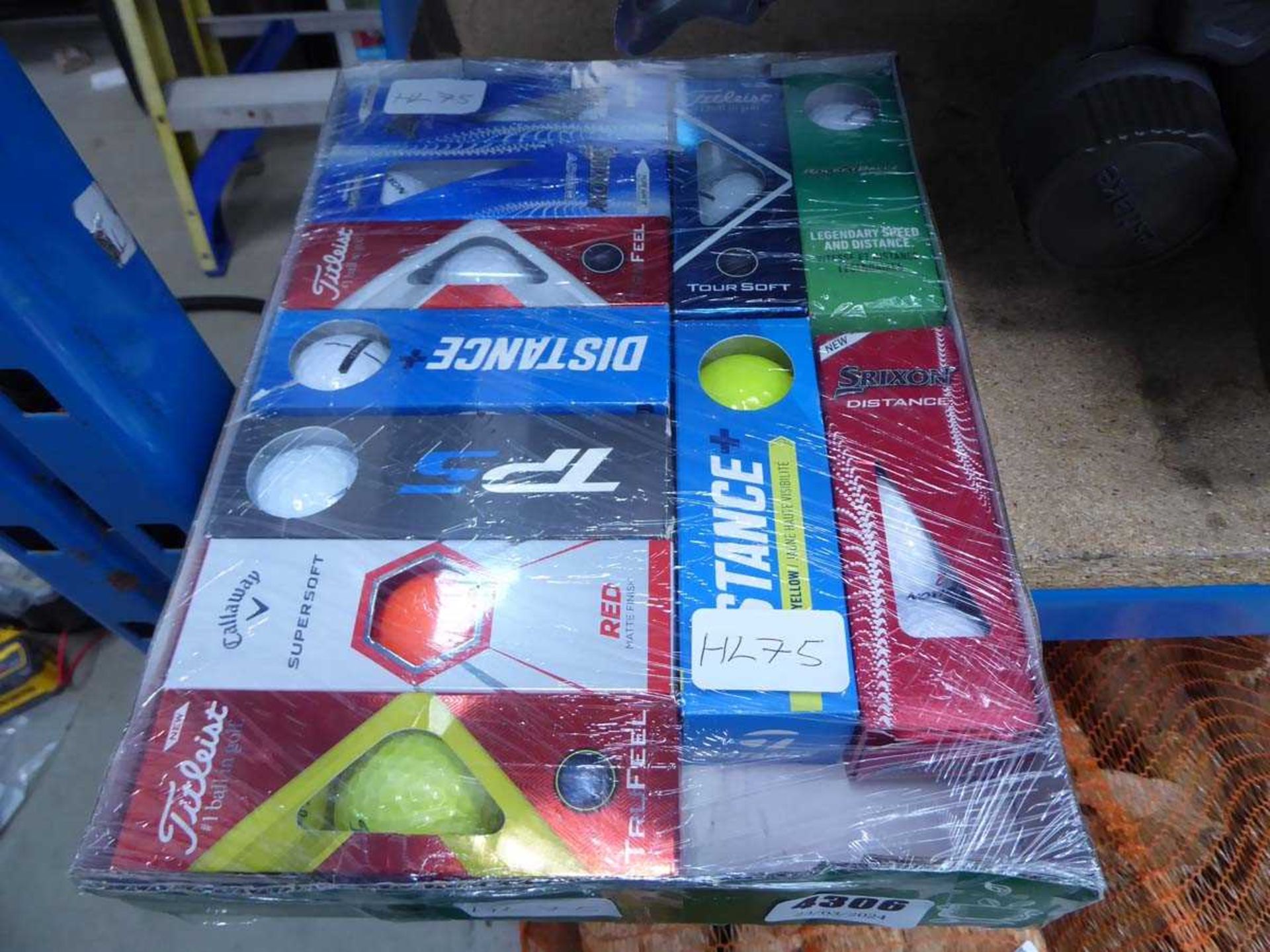 Quantity of boxed golf balls, to include Callaway and Titleist