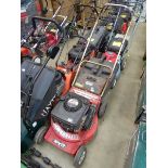 Rover petrol powered rotary lawnmower with box