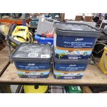 +VAT 3 tubs of Bostik wide jointing compound