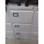 4 drawer office filing cabinet in grey