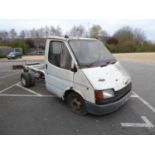 (J807 PPC) Ford Transit 190 Luton van in white, first registered 14/08/1991, 2496cc diesel, 4 former