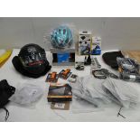 +VAT ORZ crash helmet, Giro Scamp cycle helmet, bike chains, brake discs, Wireless earphone,