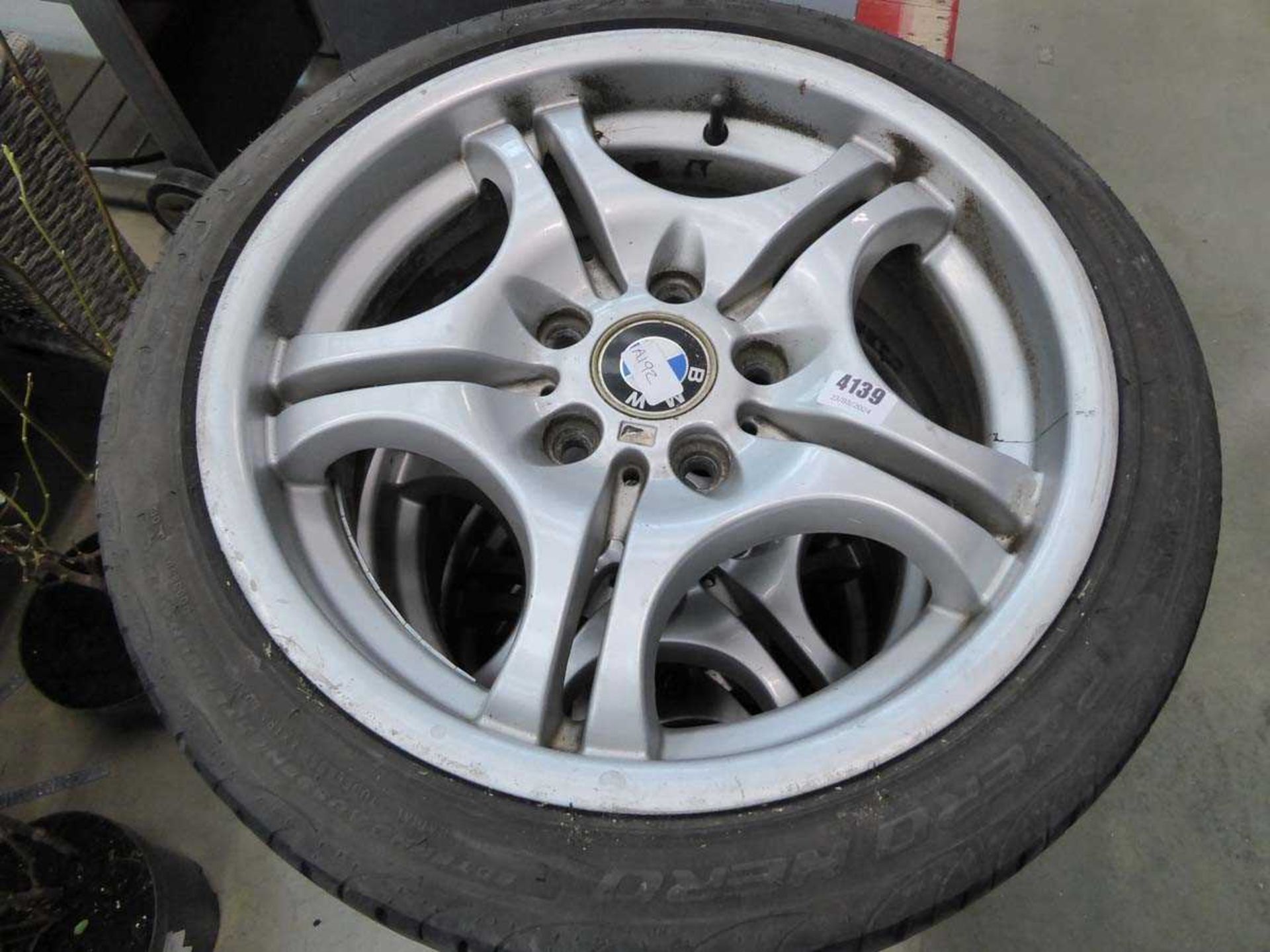 Set of BMW alloys and tyres - Image 2 of 2