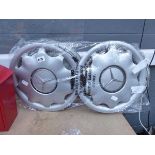 4 used Mercedes wheel trims