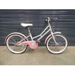 Pink child's bike