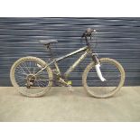 Arena child's black mountain bike