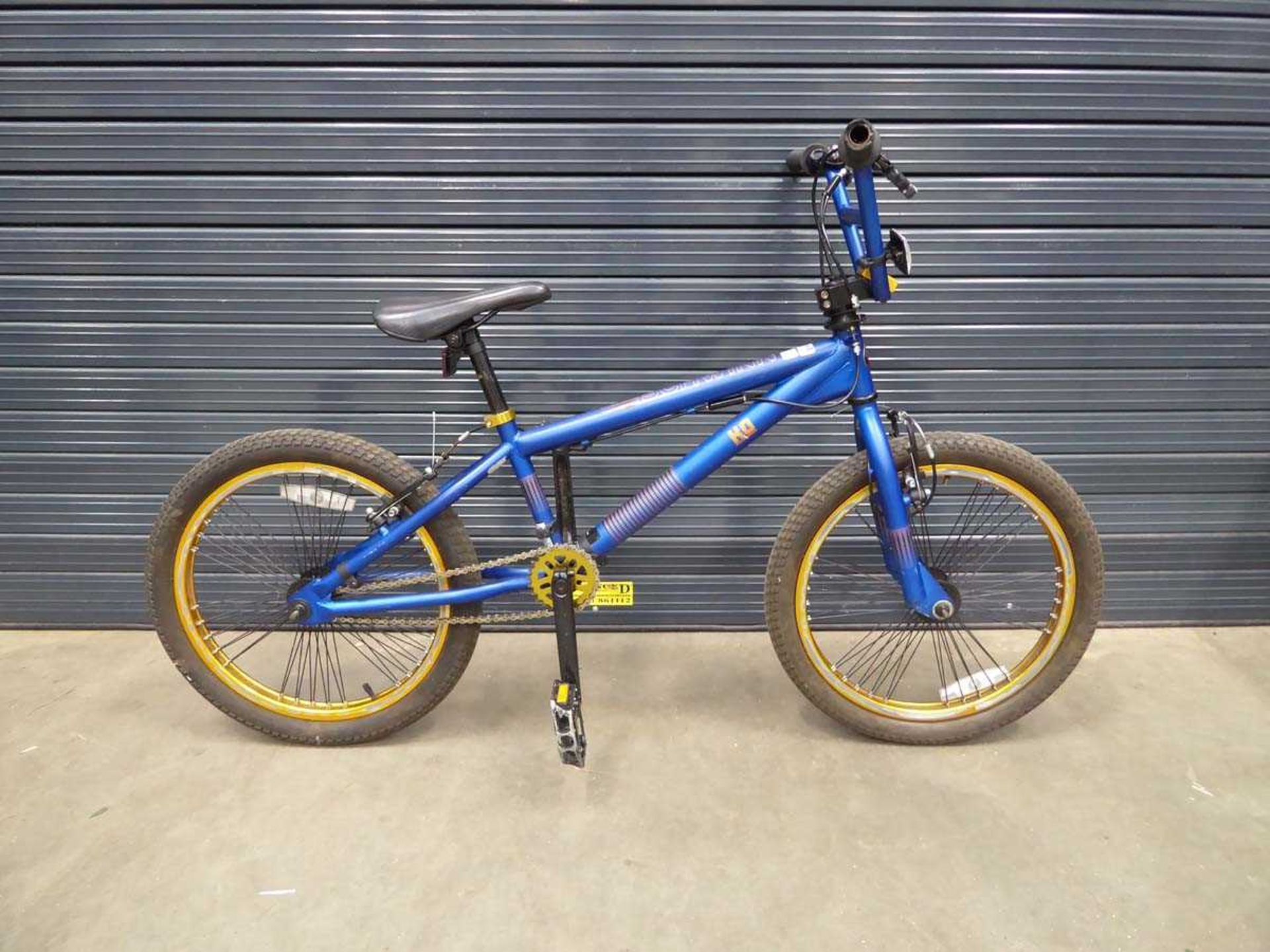 Schwinn BMX bike in blue