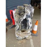 Moulded fibre glass water feature