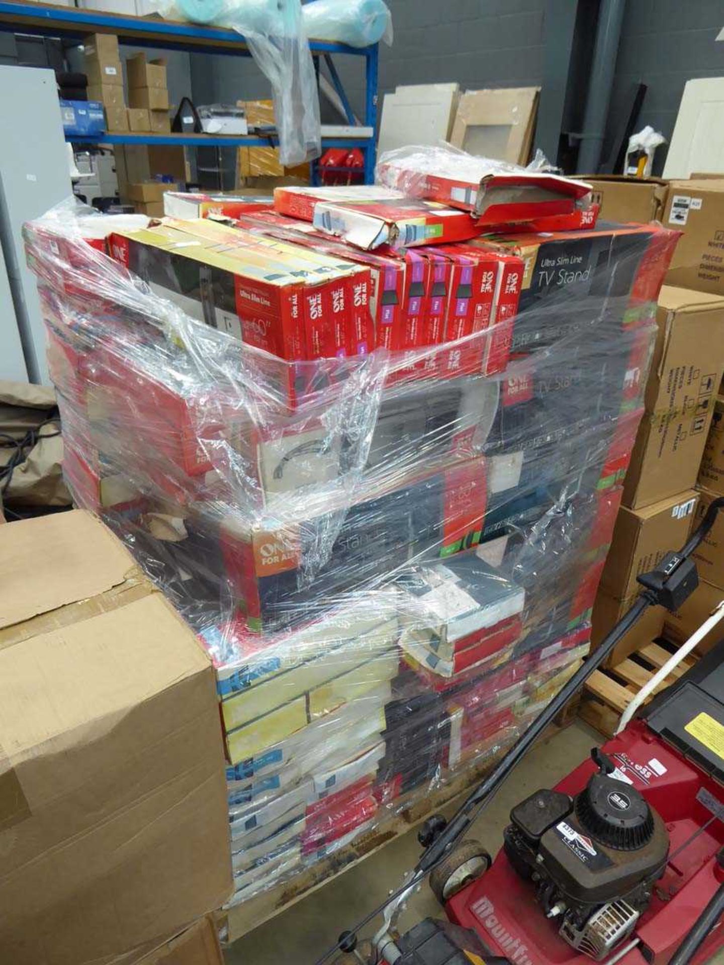Pallet of OneForAll tv brackets