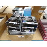 +VAT Box of chrome and other downlighters