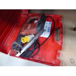 Cased 110 Hilti wrecking saw