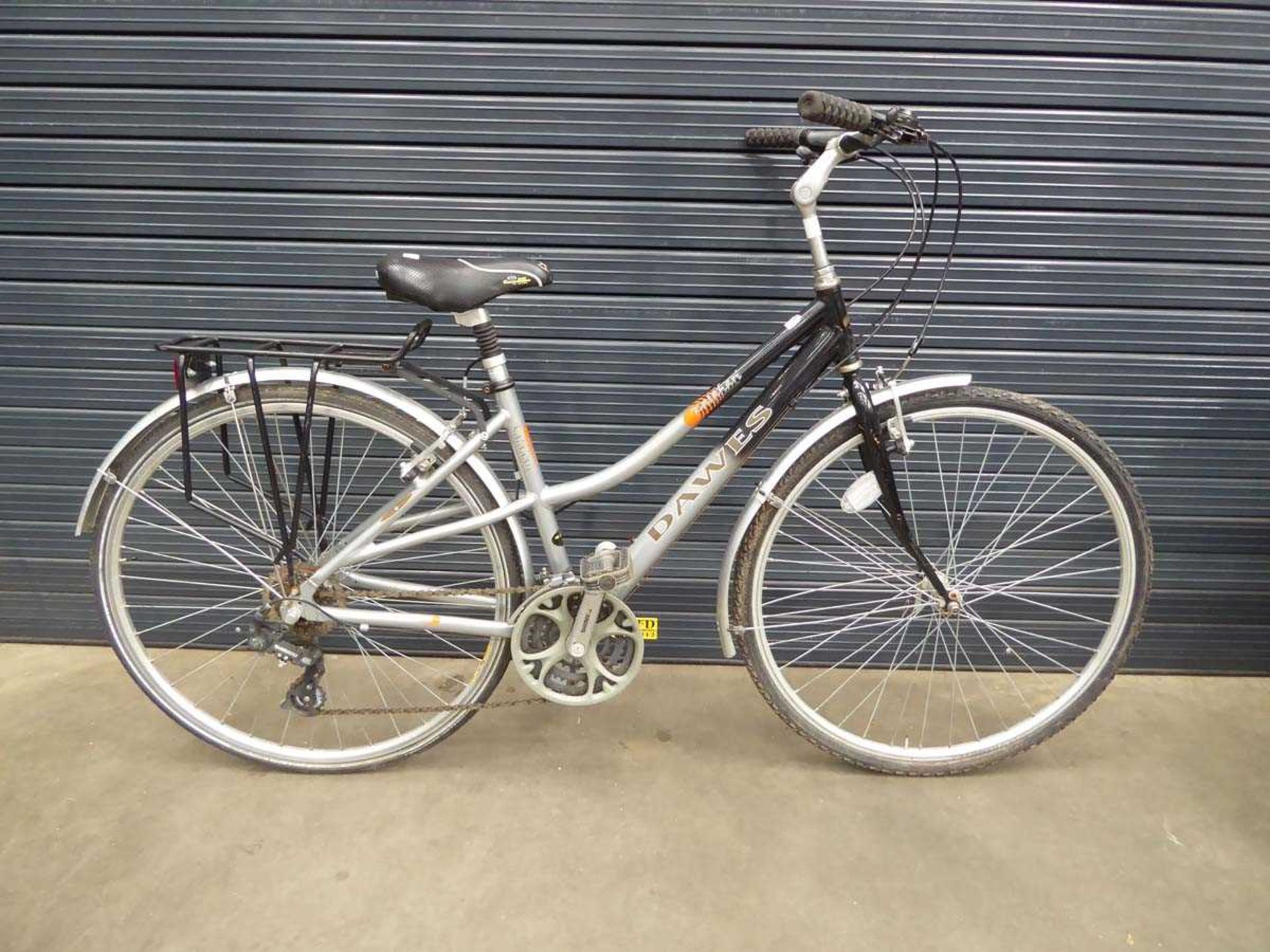 Dawes silver and black bike