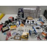 +VAT Car spares & accessories including Ball joints, wheel bearing kit, spark plugs, in car phone