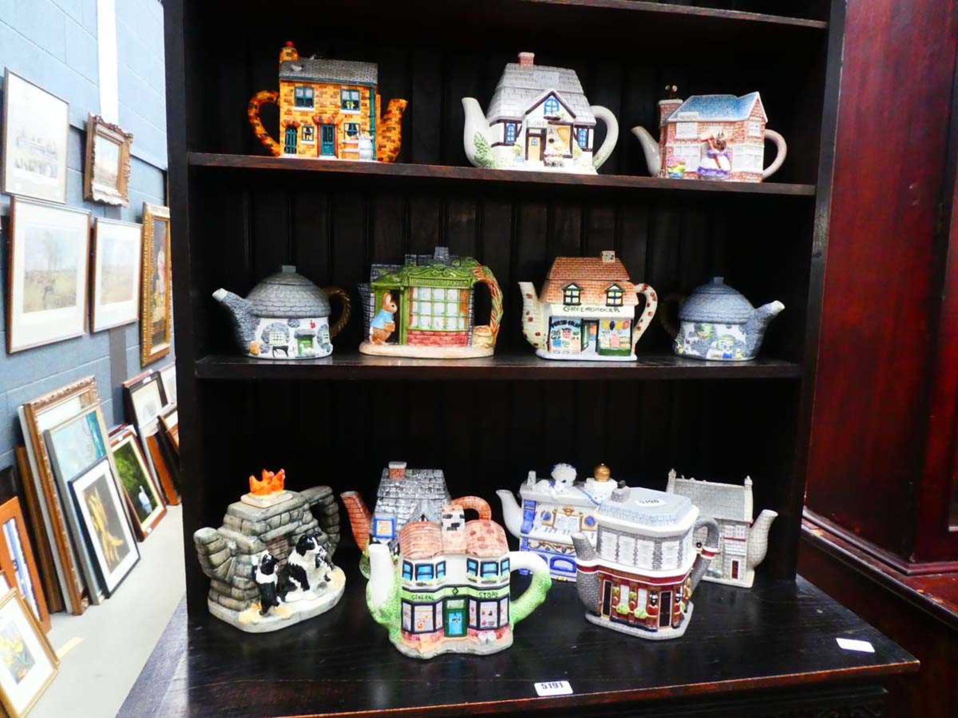 Collection of novelty teapots