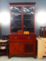 Edwardian secretaire bookcase