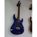 Crafter electric guitar in blue