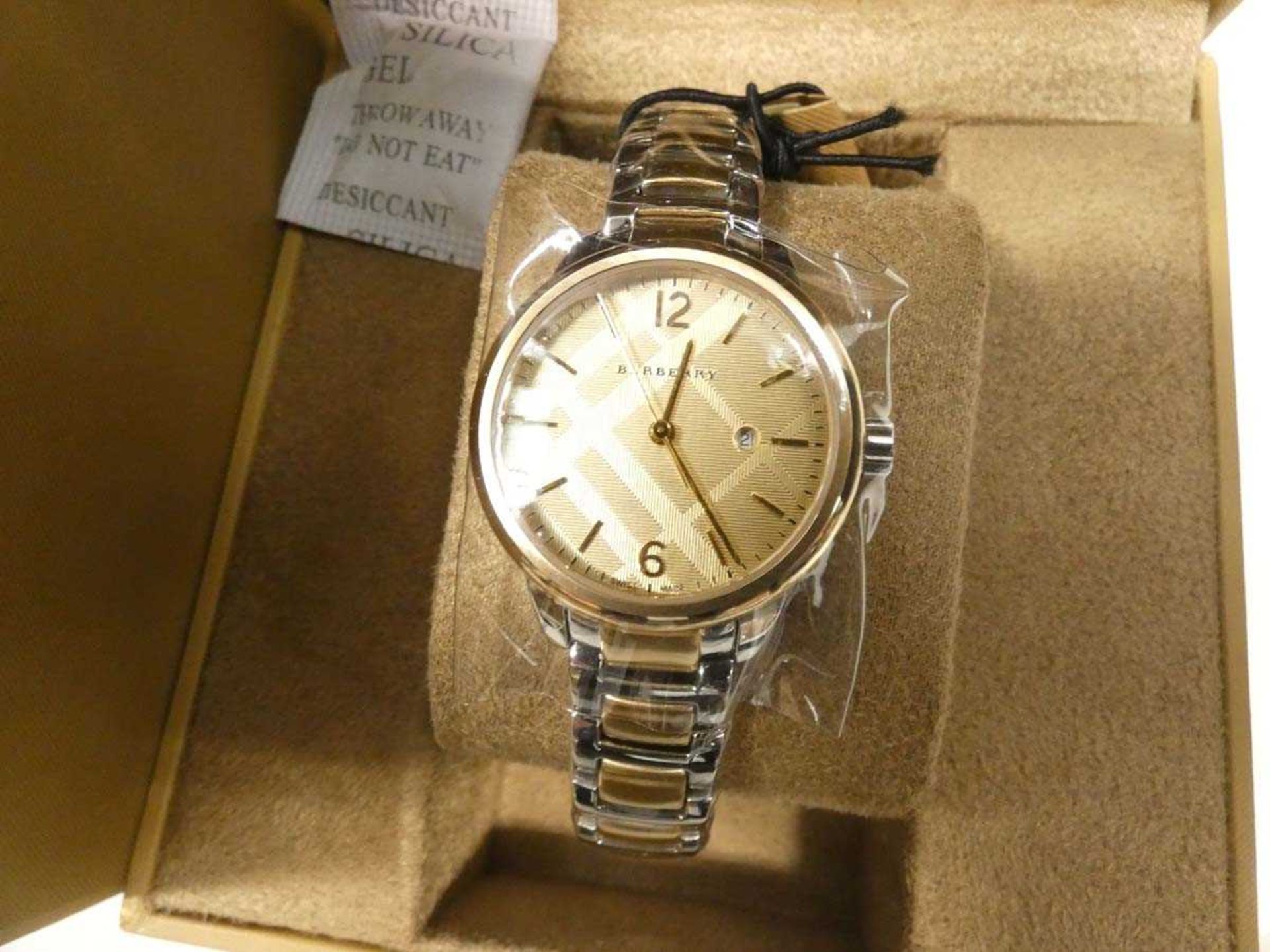 +VAT Burberry BU10118 wristwatch with box, warranty card and booklet - Image 2 of 2