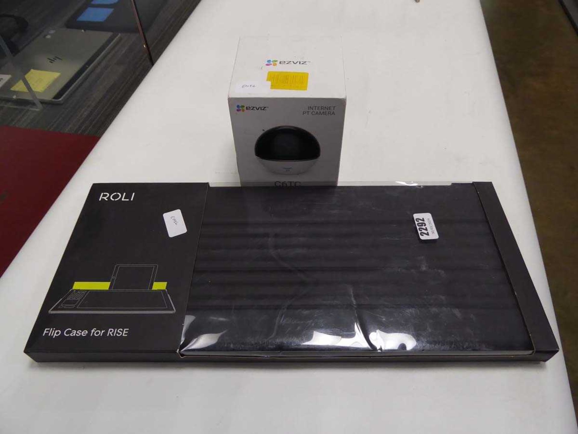 Ezviz C6TC internet PT camera and flip case for Rise