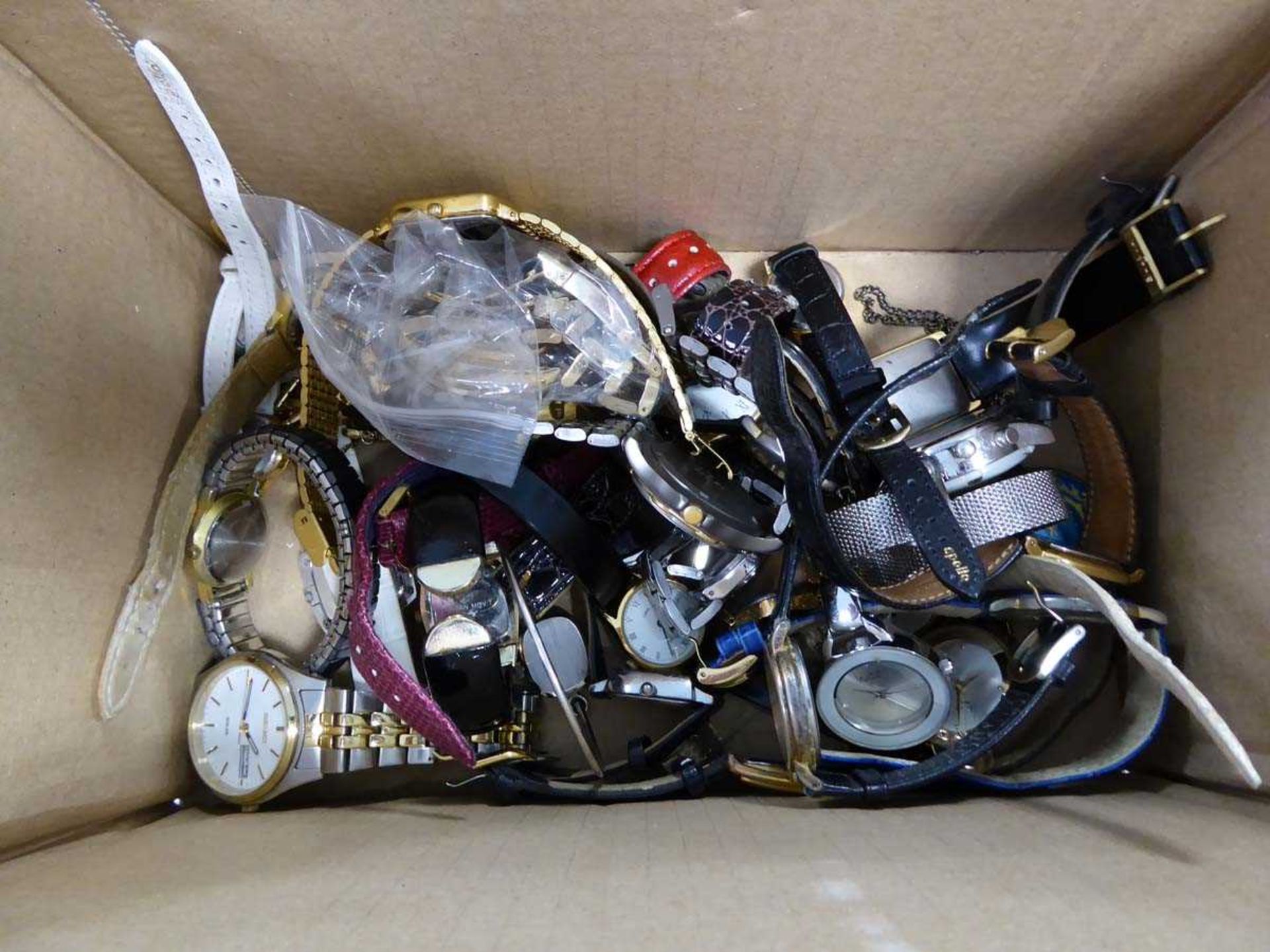 Box containing various watches - Image 2 of 2