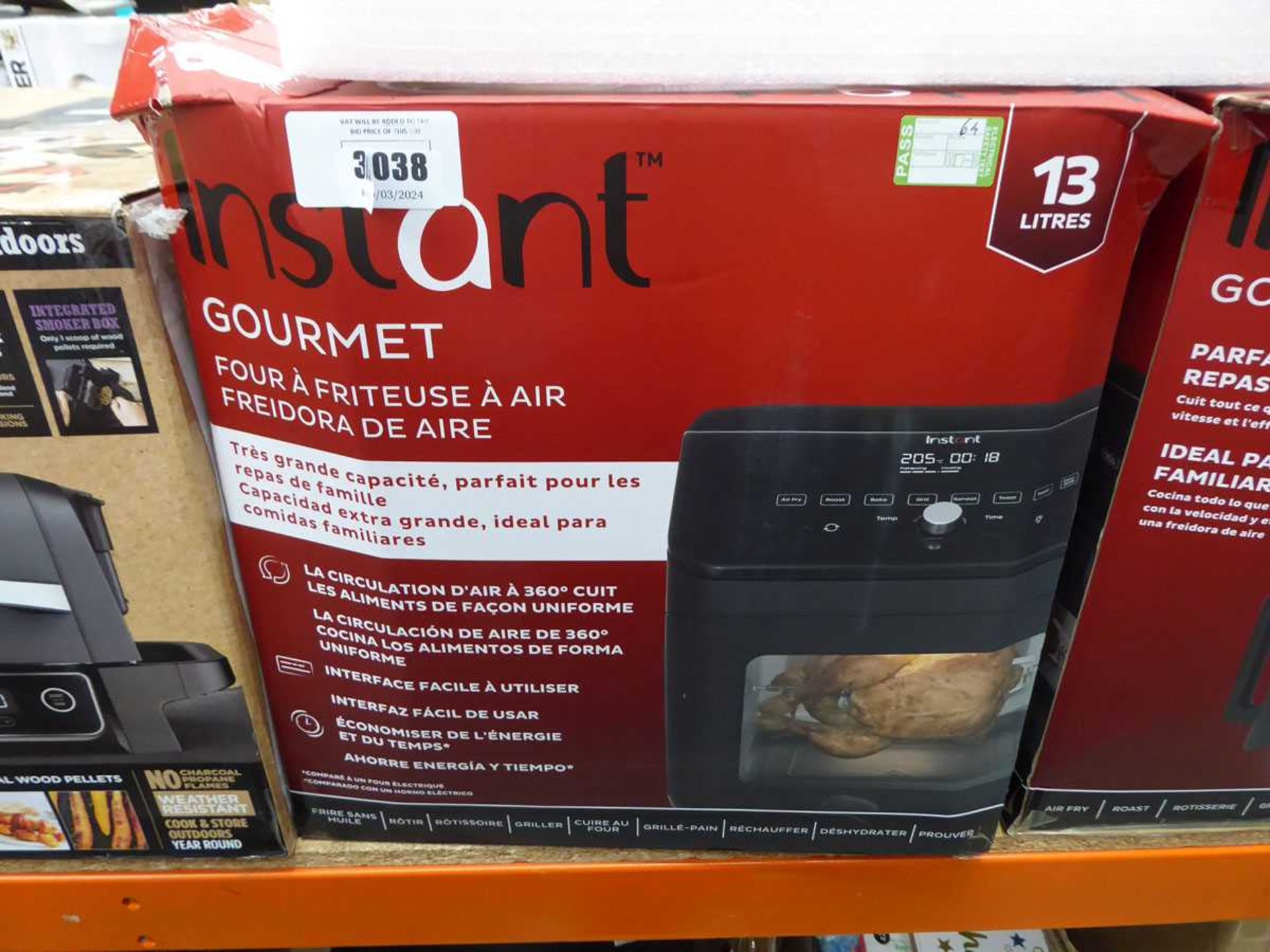 +VAT Instant Gourmet air fryer oven