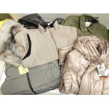 +VAT 4 women's Weatherproof winter jackets, and 1 women's winter gilet, in various colours and