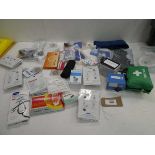 +VAT Respiratory resistance exercisers, first aid kit, hand warmers, stethoscope, swabs, magnifier