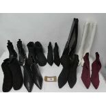 +VAT Bundle of ladies boots of various styles and sizes, includes- Bershka, Public Desire + Quiz