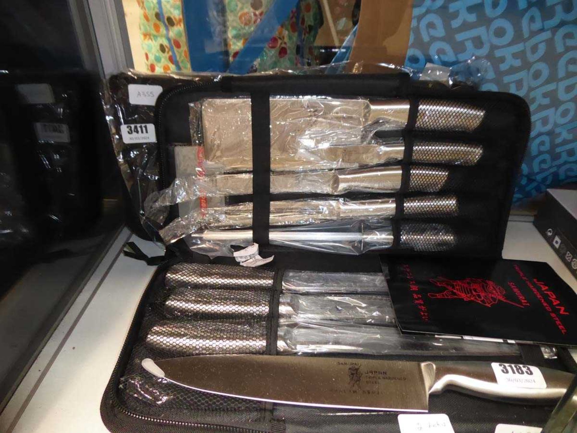 Samurai Japan hardened steel knife set