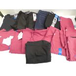 +VAT 15 pairs of womens gym leggings, jeans and shorts, brands to include Kirkland, Andrew Marc, and