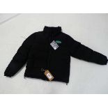 +VAT Trapstar puffer jacket in black size small (hanging)