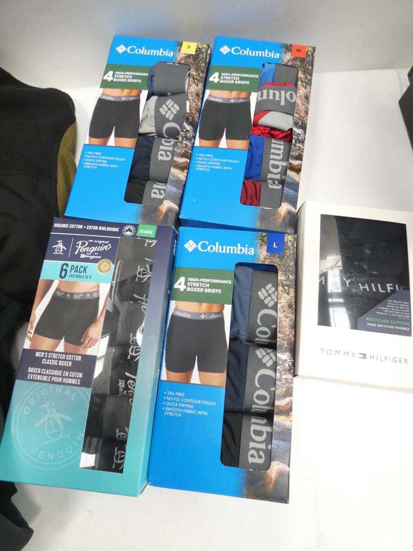 +VAT 5 packs of men's boxer shorts, to include Columbia, Tommy Hilfiger, and Penguin, plus 2 - Image 2 of 4