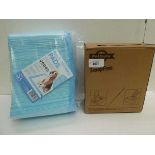 +VAT Box of Petsafe Scoop Free cat litter and Bag of Puppy training pads