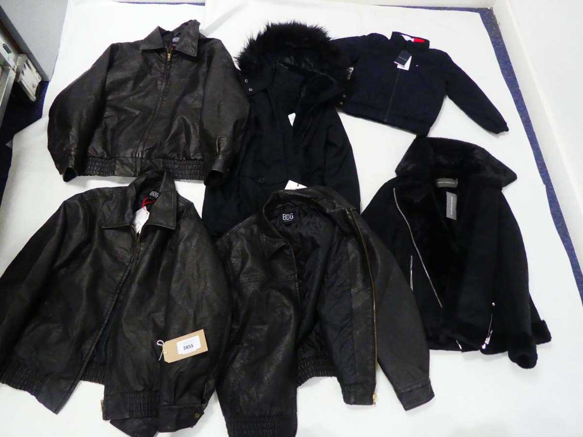 +VAT Selection of jackets to include BDG, Tommy Hilfiger, French Connection and SuperDry