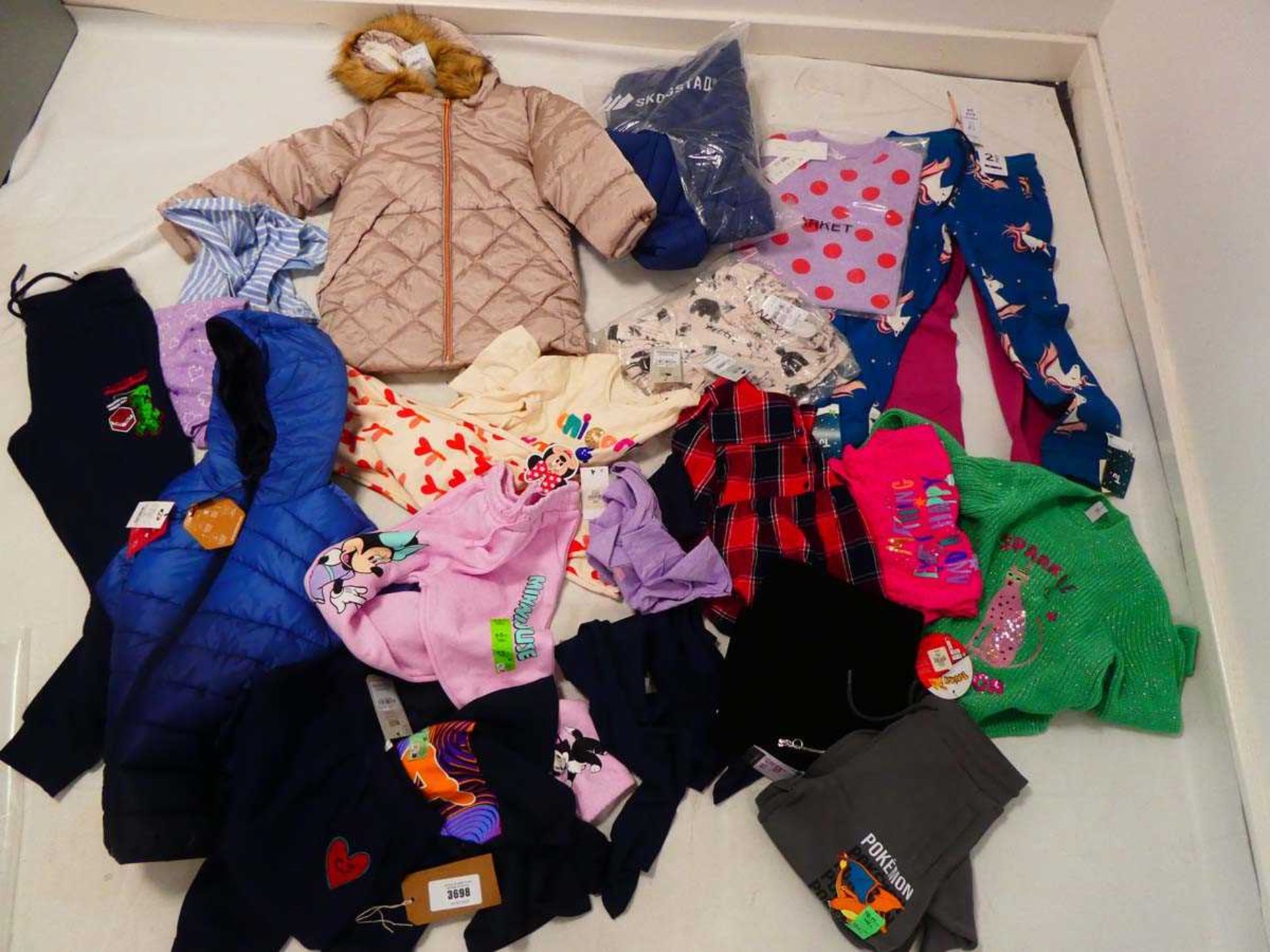 Selection of children's clothing to include NEXT, Arket, etc