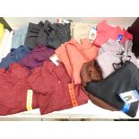 +VAT Approx. 15 items of mixed women's clothing, to include fleeces, jumpers, jogging bottoms,