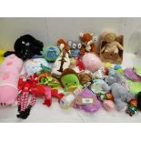 +VAT Dinkum doll and selection of soft toys including Squishmallows, Elf On a Shelf etc