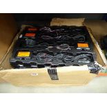 Box of electric cables with transformer