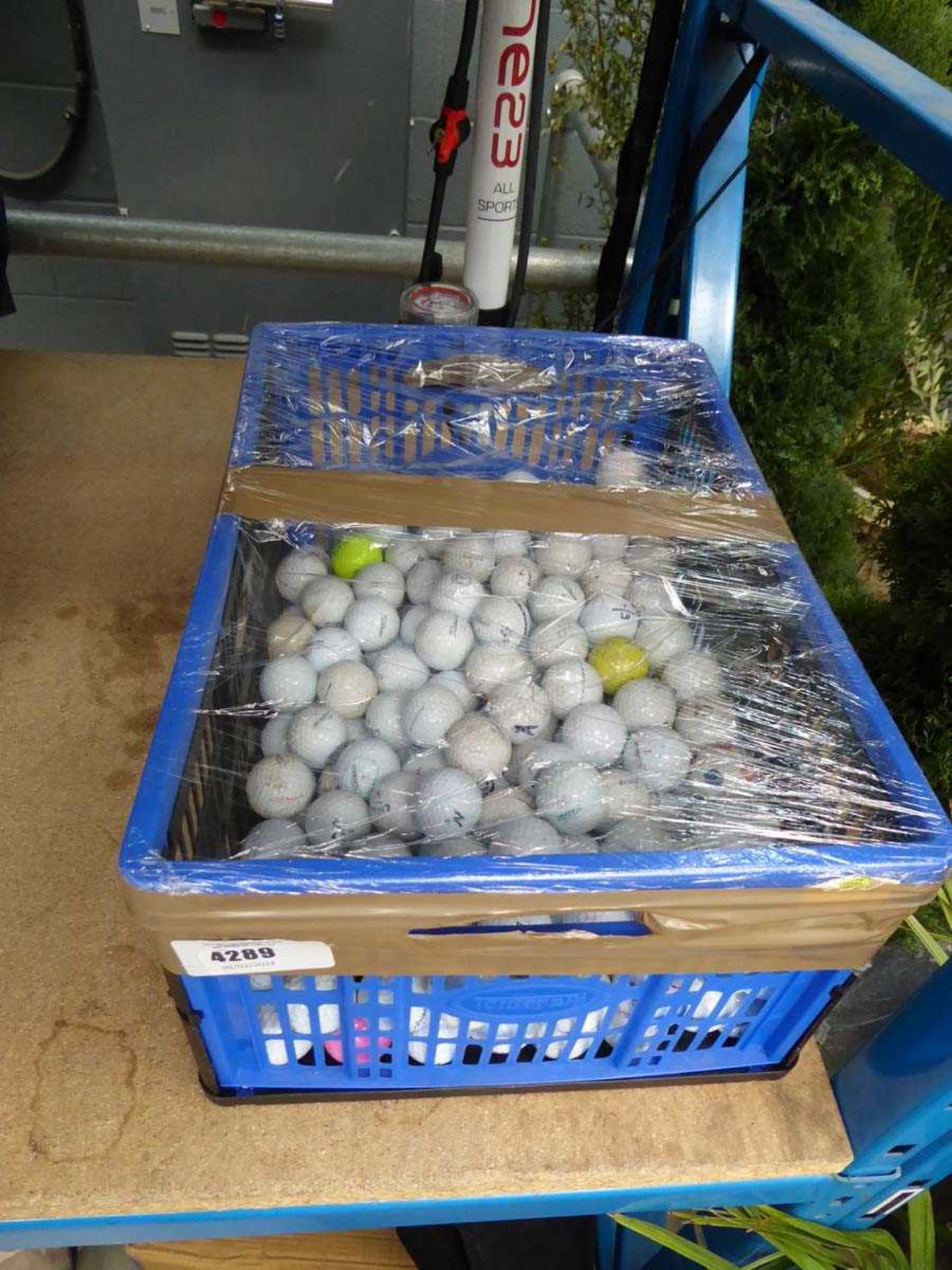 Box of golf balls