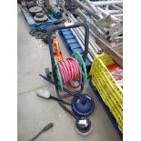 Hose pipe and wash brushers
