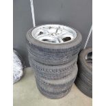 Set of BMW alloys and tyres