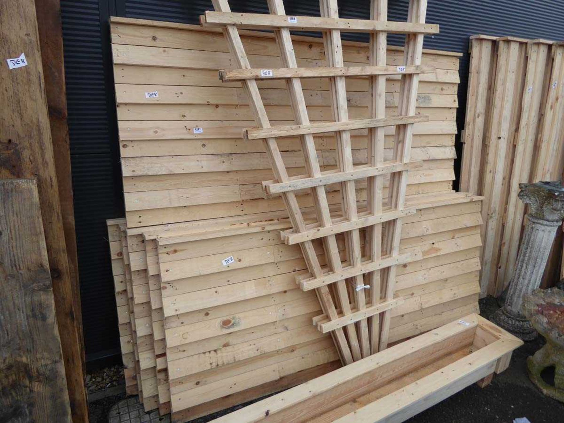 6 x 2.6ft wooden panels